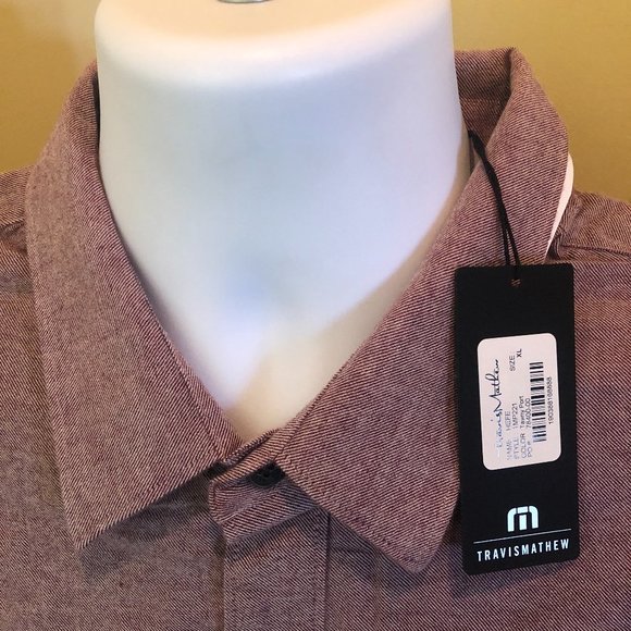 TravisMathew Hefe Mens Mens Shirt NWT XL - Picture 2 of 9